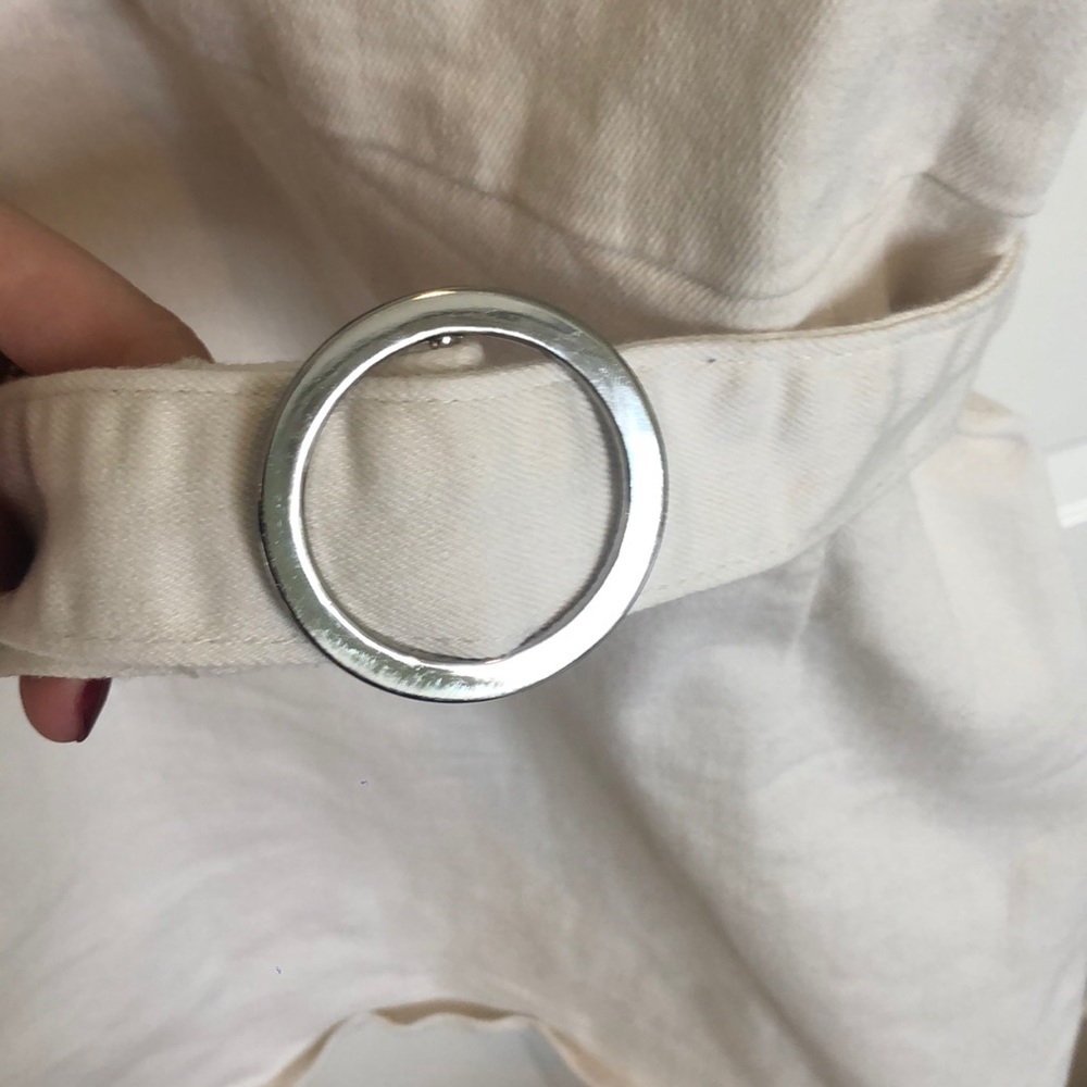 Billabong Canvas Mini Dress with Silver Belt - Picture 2 of 6